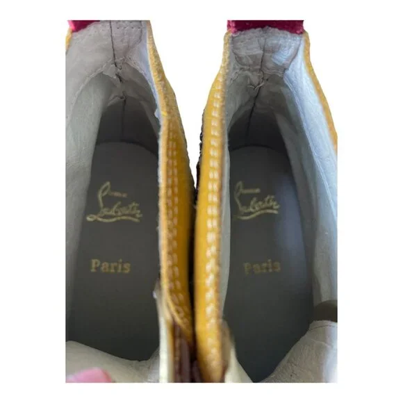 CHRISTIAN LOUBOUTIN BIP BIP WOMAN ORLATO FLAT GLITTER SNEAKERS Size: EU 40, US 9 - Picture 12 of 16